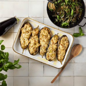 Aubergines gratinées