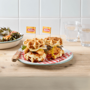 Wafel burger