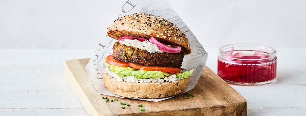 Rainbow-burger