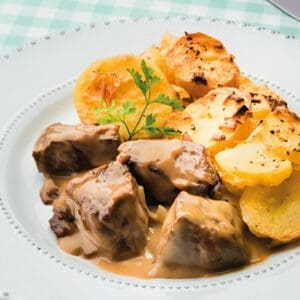 rundsvlees Stroganoff